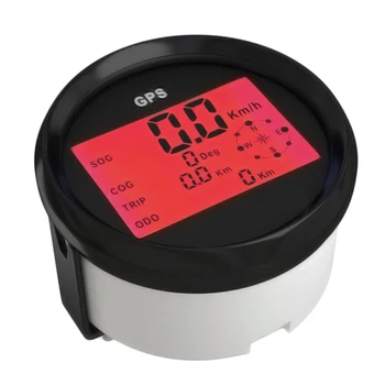 

85mm Digital GPS speedometer speed indicator Gauge Car Truck Boat instrument Meter with Red Backlight