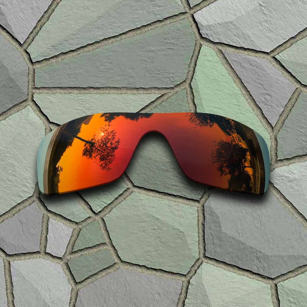 Поляризованные Сменные линзы для солнцезащитных очков Oakley Batwolf красные