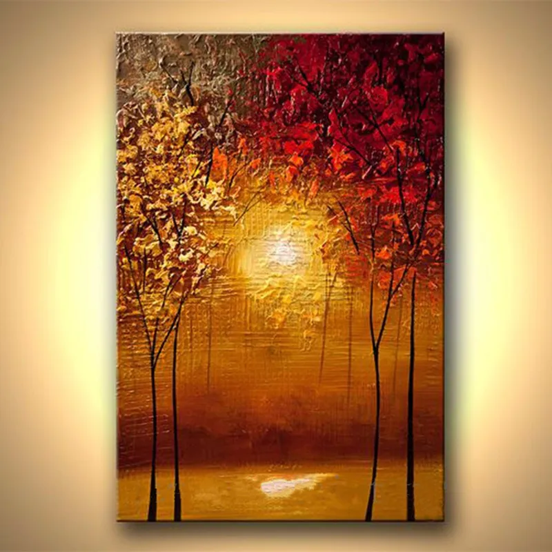 Handmade-Modern-Abstract-Landscape-Oil-Painting-On-Canvas-Wall-Art-tree-Pictures-For-Living-Room-hotel