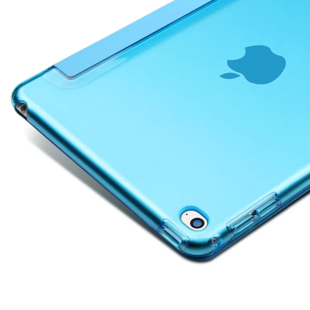 Новый чехол для iPad модели Air 2 выпуска 2014 года Ультратонкий + прозрачный Твердый