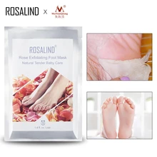 ROSALIND маска для ног Отшелушивающий педикюр носки маска для ног удаляет омертвевшую кожу Детокс пластырь для ног 2 шт = 1 пара