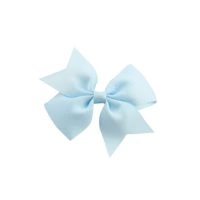 Hair Bow Boutique Solid Grosgrain Ribbon Hairgrips Hair Clips Headwear Barrette Bowknot For Women Girls Accessories (10)