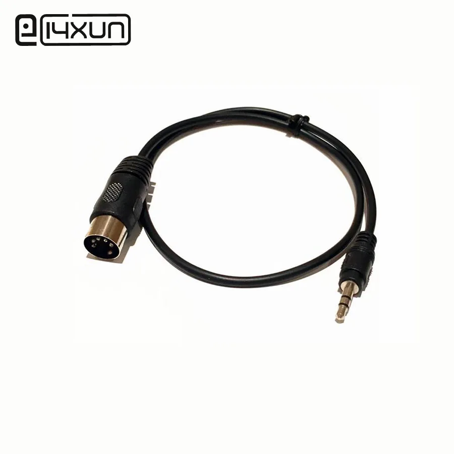 EClyxun 1 шт. 3 5 мм полюсный штекер стерео разъем к Din контактный MIDI с 0 м аудио кабель