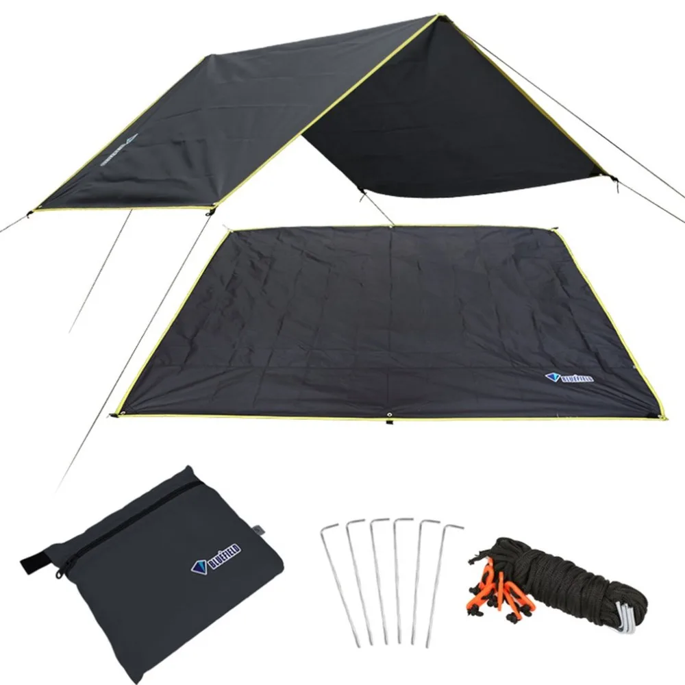 Online Estera de Camping ultraligera tienda resistente al agua para exterior lona huella suelo Oxford sábana estera dosel para Camping senderismo Picnic