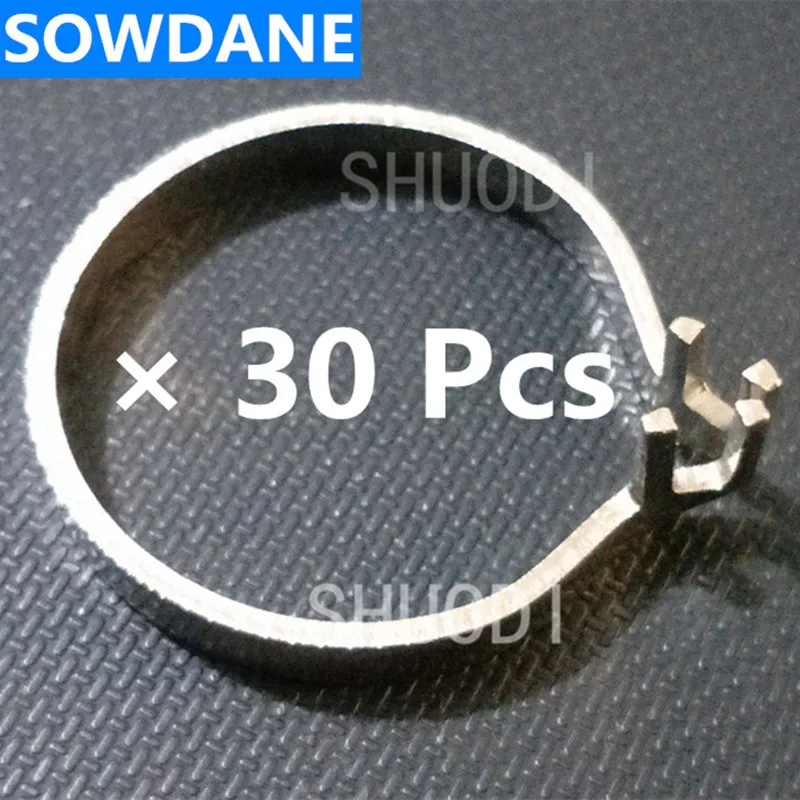 

30 Pcs of Metal Ring Holder for Placing Dental Sectional Contoured Matrices Matrix Ring Delta Wedges