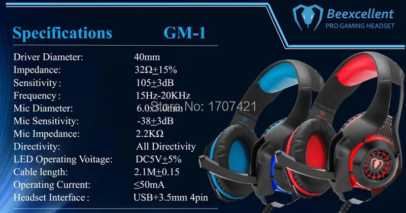 Professional 3.5mm PS4 Gaming Headset Headphone with Mic and LED Lights for PlayStation 4 Xbox one Laptop Computer (1)