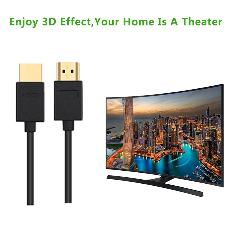 Lungfish HDMI кабель высокоскоростной и гибкий Ethernet, аудио возврат 1080p для HD tv, DVD Blu-ray плееры, XBox one компьютер, PS3