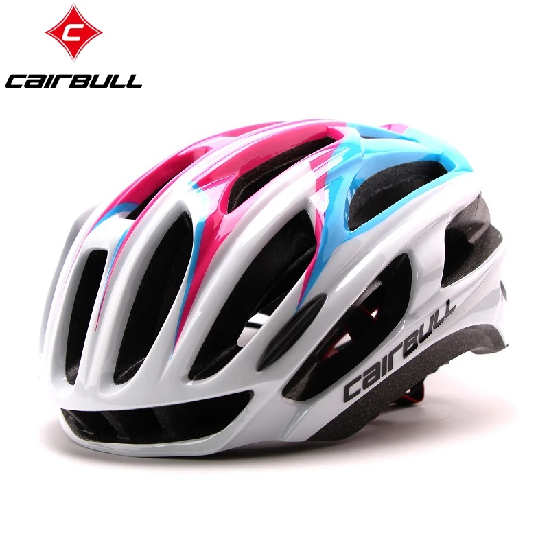 54-63 см Ulltralight велосипедный шлем цельная форма MTB Горный шоссейный велосипедный шлем регулируемые мужские и женские велосипедные защитные шлемы - Цвет: pink white