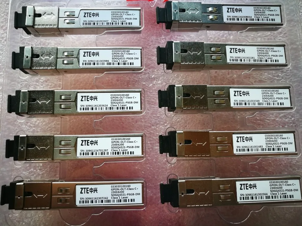 Оригинальный 033030100160 GPON OLT Class C + 23004200 SOGQ4321 PSGB DM светильник Модуль для ZTE|zte gpon olt|gpon