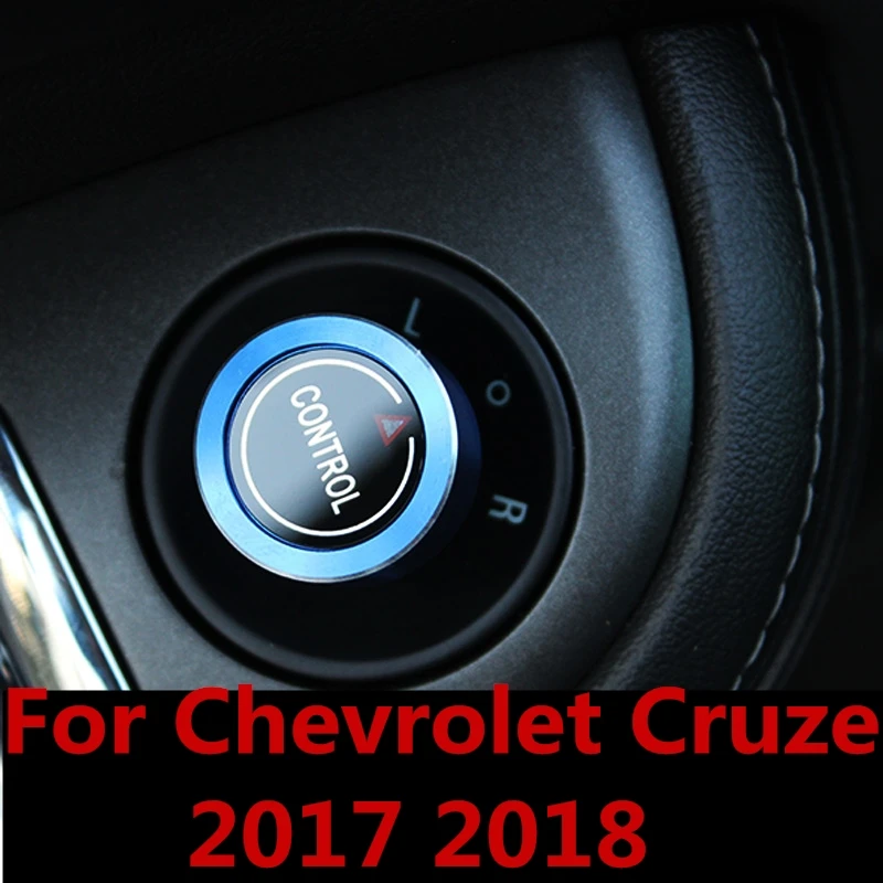 

For Chevrolet Cruze 2017 2018 Auto Rearview Mirror Push-Button Knob Rotary Control Button Switch Trim Cover Sticker decoration