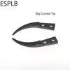 ESPLB Black Ceramic Tweezers Tip Straight/Little Curved/Big Curved Insulated Electronic Cigarette Tweezers Tip ► Photo 3/4