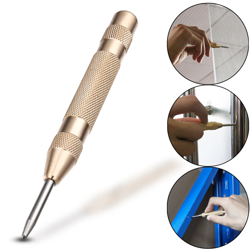Drill Automatic Center Pin Punch Drill Bit Tools Power Tools Spring