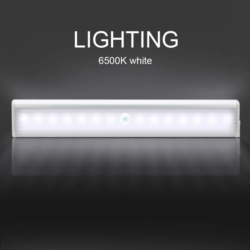  [DBF]LED IR Infrared Motion Detector Wireless Sensor Lighting LED Wall Lights Closet Night Battery 