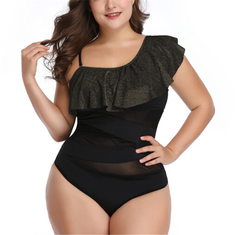 

Sexy Swimwear Women Ruffle One Piece Trikini One Piece Swimsuit Plus Size Swimwear Padded Bikini Monokini Costumi Da Bagno Donna