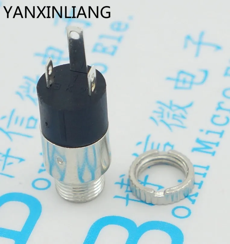 

10Pcs PJ392 3.5MM Stereo Female Sockect Jack with Screw 3.5 Audio Headphone Connector PJ-392 Cylindrical Socket