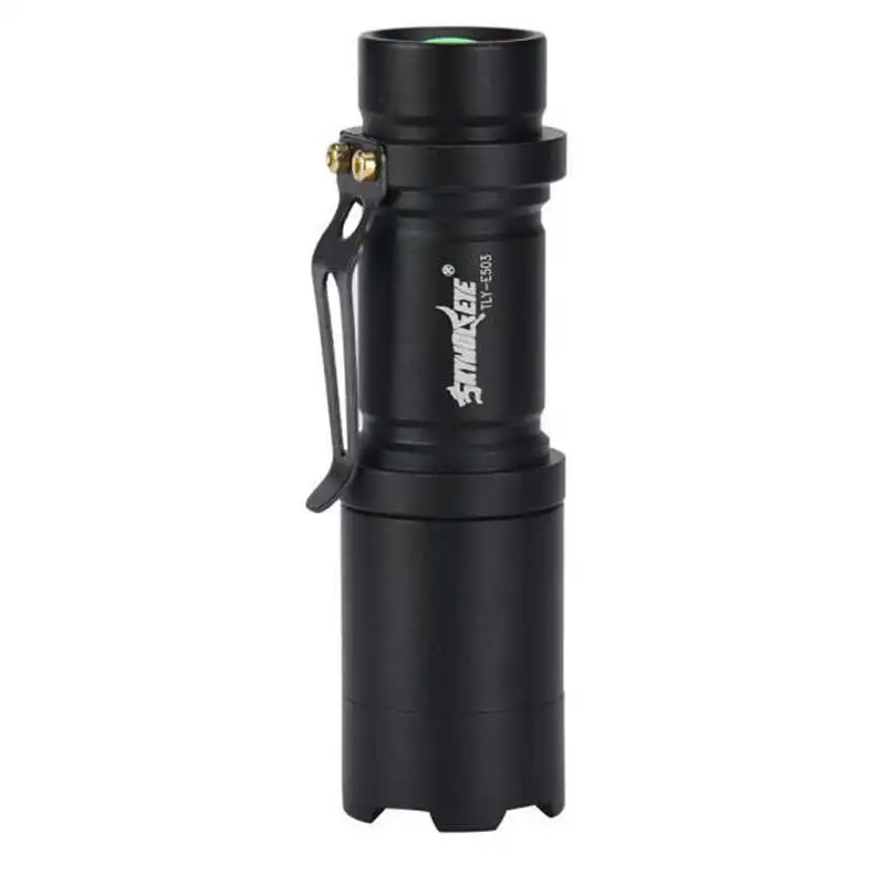 5X Mini Q5 7W 2000Lm LED Flashlight Torch Lamp Adjustable Focus Zoom Light powerful led flashlight led torch 14500 #4S5 (2)