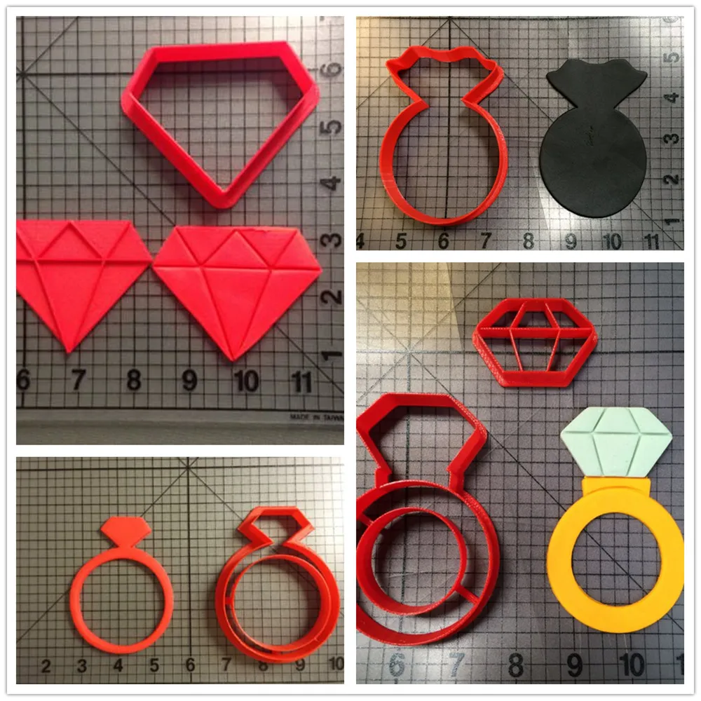 cake ring and cookie cutter set