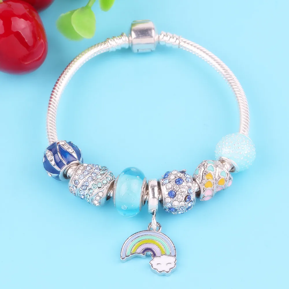 

AIFEILI Fashion Charm European Original Small Fresh Style Series DIY Fit Women Bracelet High Guality Gift Children's Gifts