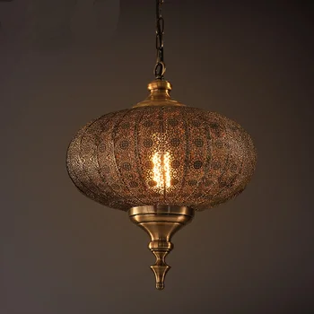 

Vintage American Chandelier Oriental Exotic lamps Southeast Asia lamps Retro lantern Bar Cafe decoration light wl3221105