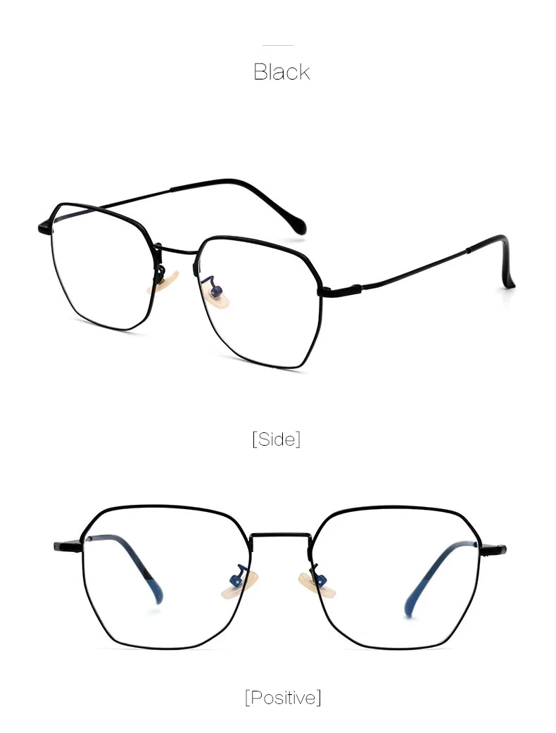 Новые унисекс готовые очки для близорукости анти-синие очки мужские женские близорукие очки сплав близорукие очки