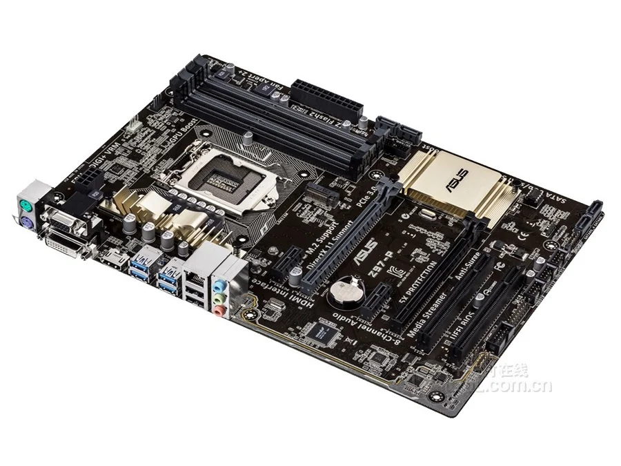 LGA 1150 DDR3 Z97 для ASUS Z97-P оригинальная материнская плата USB 3,0 32G Z97P настольная материнская плата SATA 3 материнская плата PCI-E X16 б/у