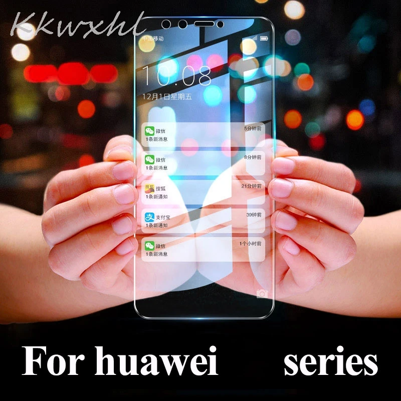 Закаленное стекло для Huawei Honor View 10 20 Mate 9 Lite P10 Plus Y3 Y5 Y6 Y7 Y9 2018 защитная пленка экрана