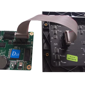 

Asynchronous Control Card HD-D10 384*64 pixels 4*HUB75 Data Interface RGB Small Size Control Card For Full Color LED Display