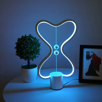 7 Color Changeable Heng Balance Lamp USB Powered Home Decor Bedroom Office Kids Desk lamp Children Gift Christmas Night lamp