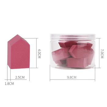 

10pcs Baby Pink Sponge Makeup/Cosmetics Blender - Ultra-Soft Latex-Free Beauty Makeup Applicator for Foundation Blush Powder