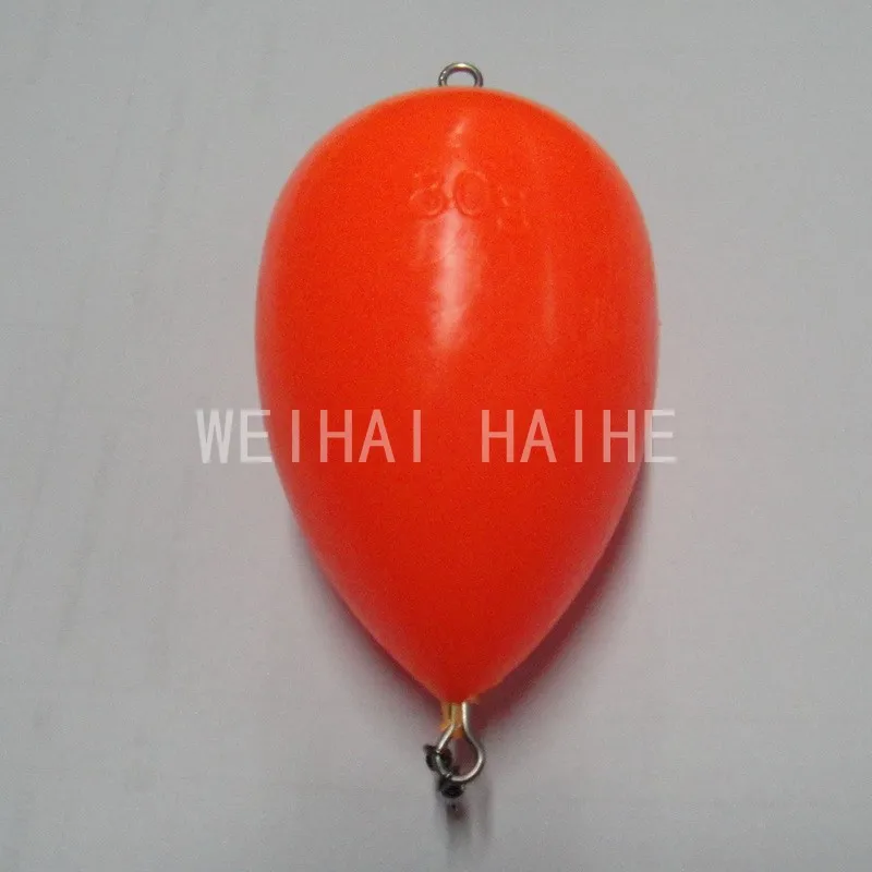 

Flotteurs 49MM 80G BRIGHT ORANGE RED EGG SOLID FLOAT BUBBLE BOBBER casting float