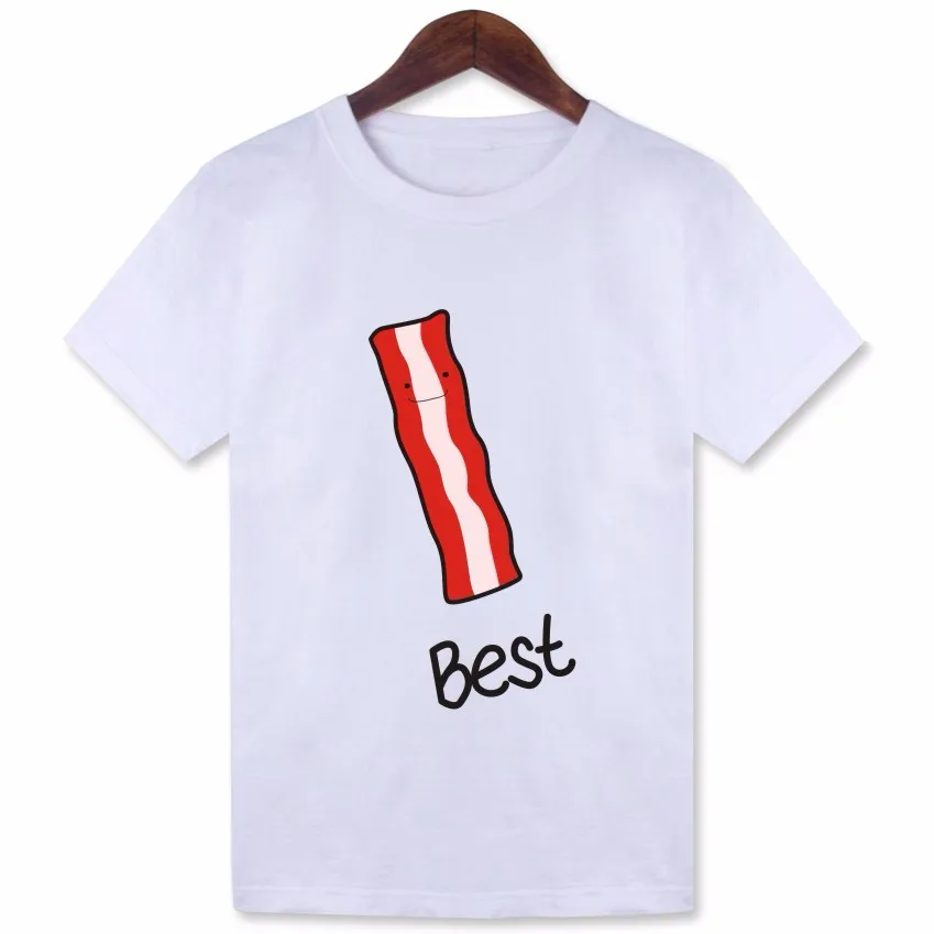 Yemuseed 1 шт. цена для женщин пара лучшие друзья Tumblr футболки мультфильм летние белые Kwaii Harajuku Повседневная футболка Топы WMT269