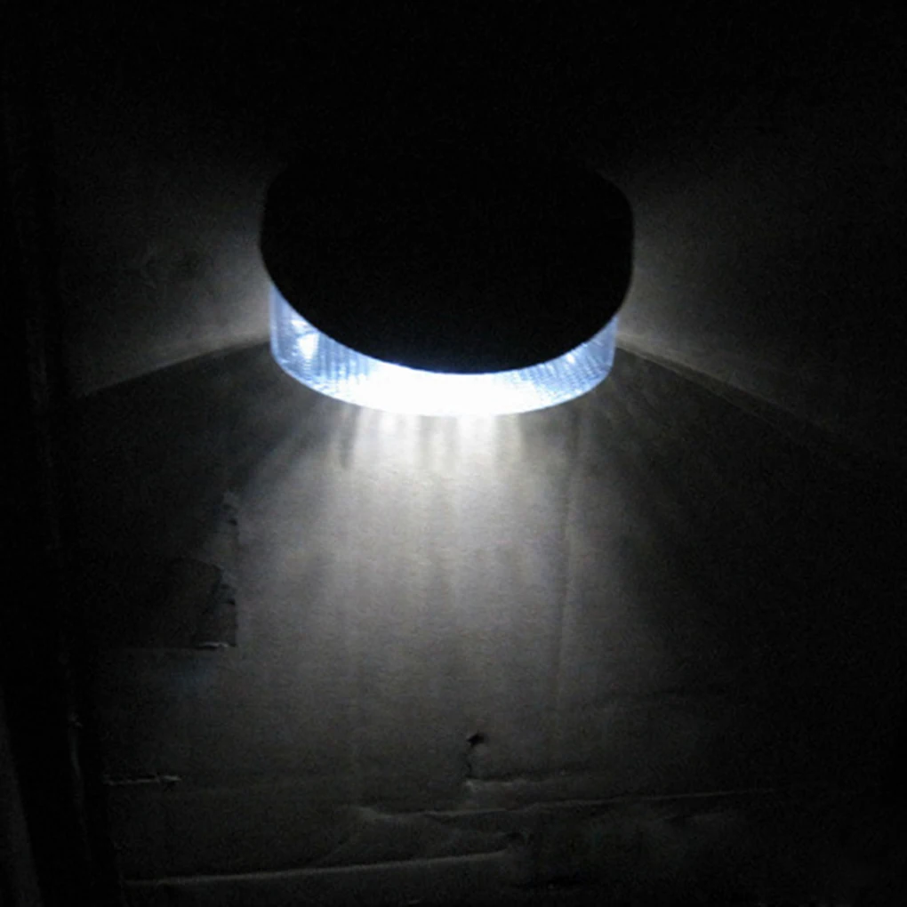 Outdoor Garden Solar Powered Light Gutter Fence Path Wall 2 LED Lamp For walls 11.8*8.1*5.8cm