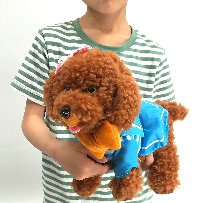 Brinquedos para Crianças Cão de Peluche Cão de Estimação Cantando Andando Musical Husky Eletrônico Trela Cão Chamado Dança Elétrica Música Pelúcia 21 eletrônico cão de estimação brinquedos para crianças