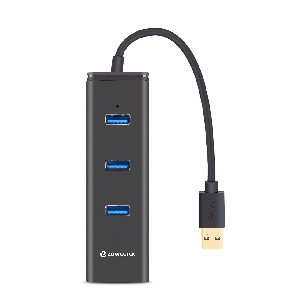 Zoweetek USB HUB USB 3.0 RJ45 Gigabit Ethernet WiFi адаптер сетевой карты 10/100/1000 Мбит/с 3 Порты для Оконные рамы XP/7/8/10