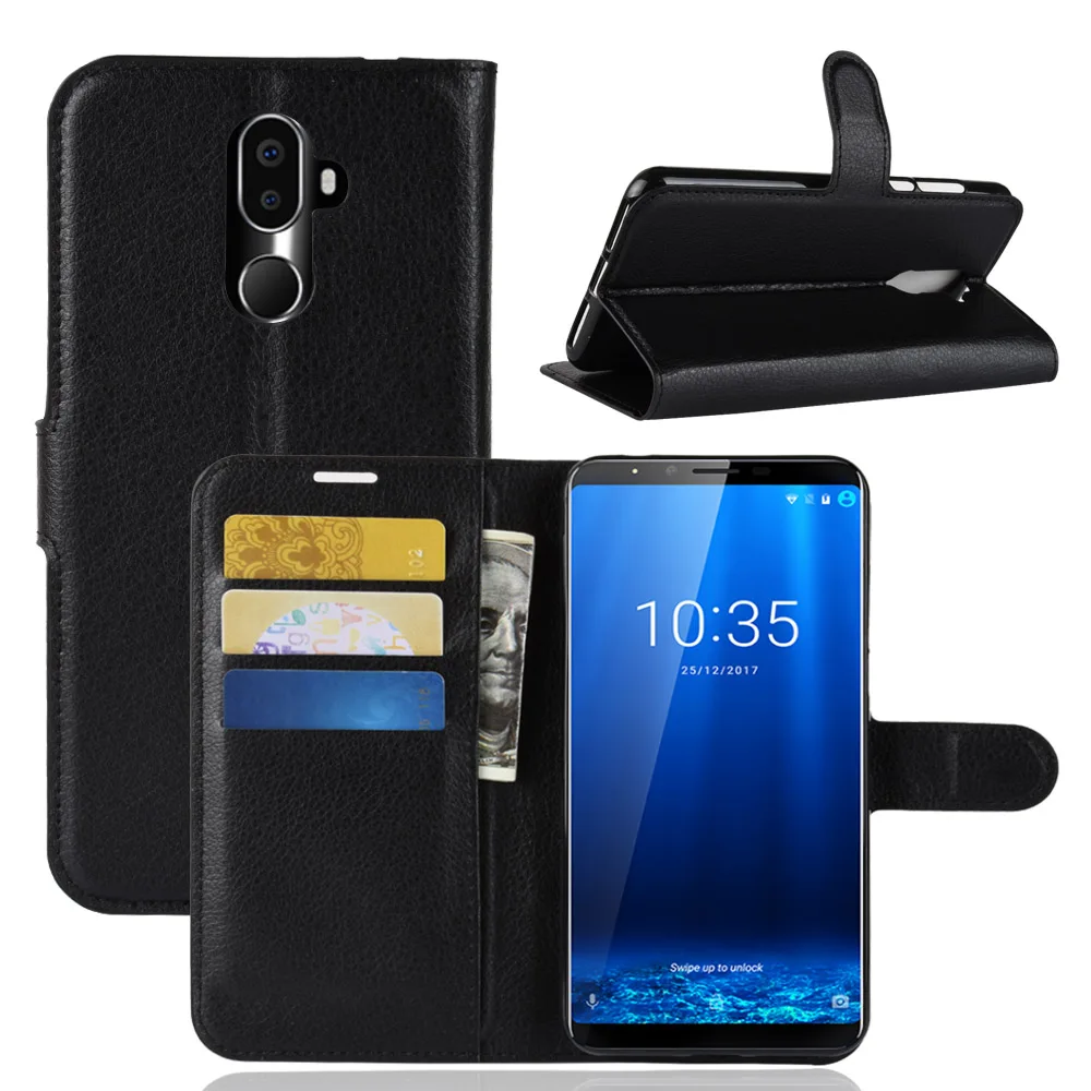 YINGHUI Brand PU Leather Phone Case for Cubot X18 plus Stand Wallet Flip Cover Protection Pouch Cases |