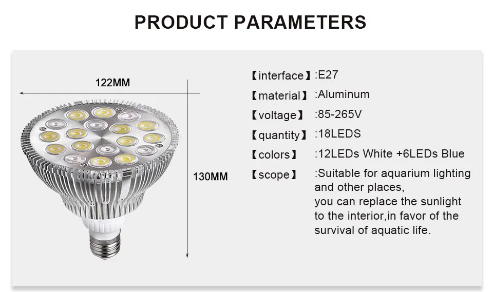 LED Coral Reef Aquarium Light (2)