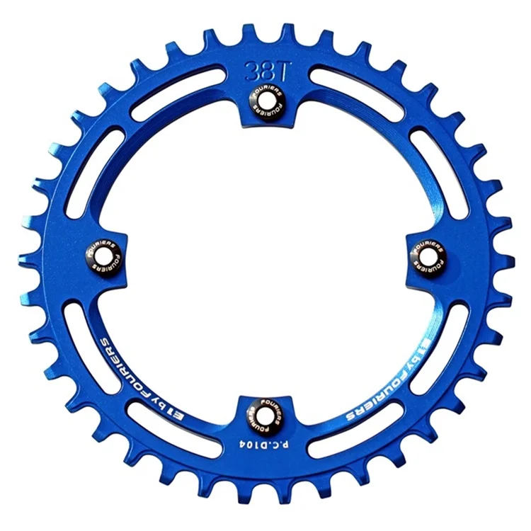 FOURIERS 96 BCD 32T 34T 36 т 38 40/42/44 46T AL7075-T651 сплав велосипеда передняя Звездочка MTB дорожный цикл диаметра окружности болтов(Запчасти
