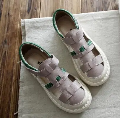 HUIFENGAZURRCS-2018 new self made handmade cowhide antique hollowed braided sandals,new literature and art soft bottom college HUIFENGAZURRCS-2018 new self made handmade cowhide antique hollowed braided sandals,new literature and art soft bottom college