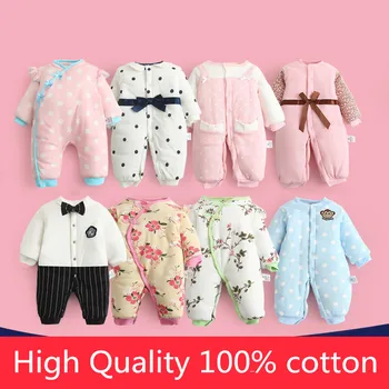 

baby boy gentleman girls princess lace rompers clothes new born baby Cartoon Jumpsuit warm spring winter animal for boy snowsuit