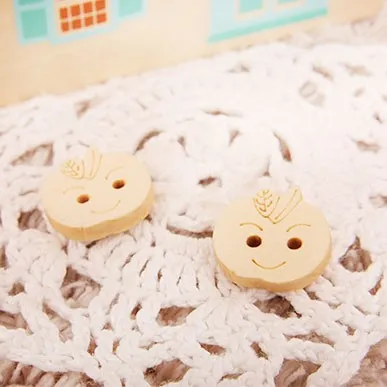

BF040 Creative New wooden buttons for DIY Cute button 2pcs/pack 16.5*3.3cm free shipping
