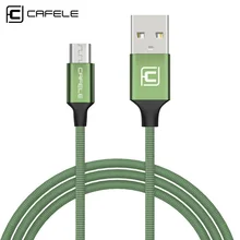 Cafele 1.8m/1.2m Original Micro USB Cable Nylon Braided Tangle-Free Charging Cable for Android Samsung HTC Nokia Sony