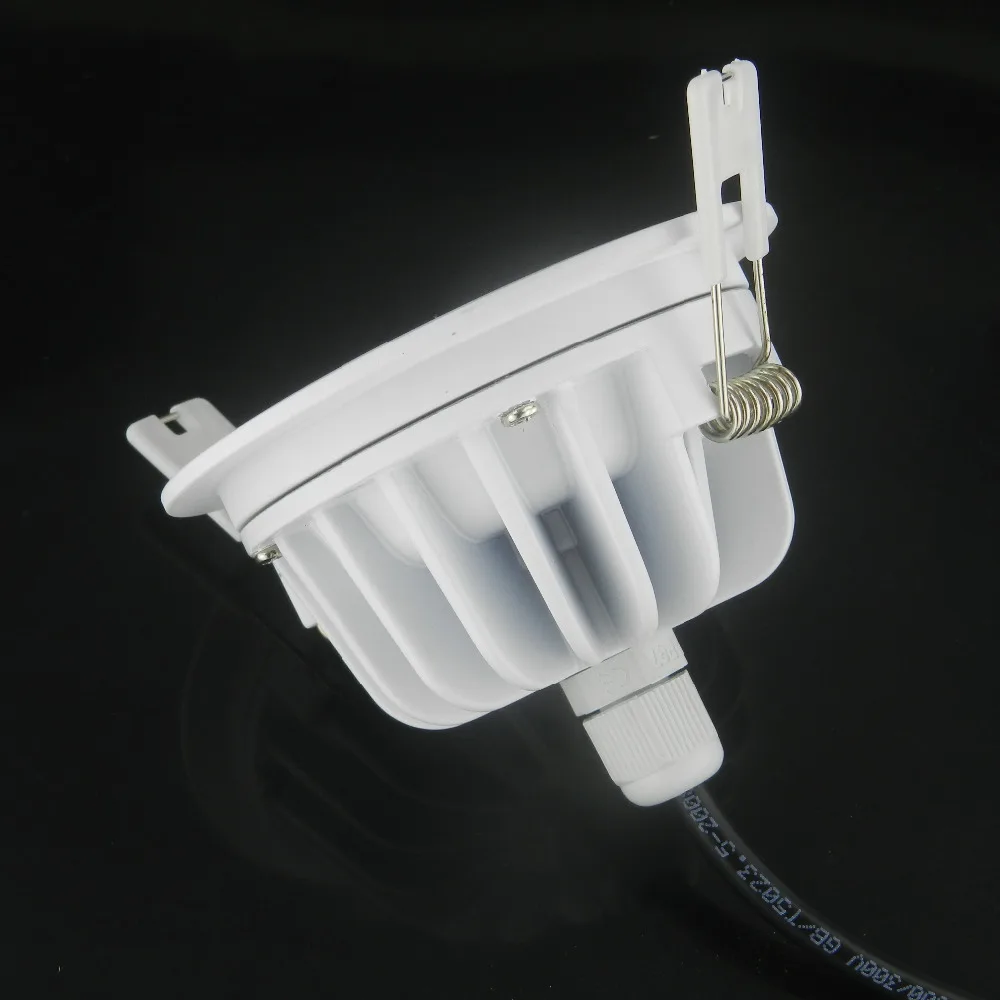 IP65 Водонепроницаемый светодиодный светильник 5 Вт 7 Вт 9 Вт 12 Вт 15 Вт Светодиодный точечный светильник для ванной комнаты светодиодный встраиваемый потолочный светильник AC220V