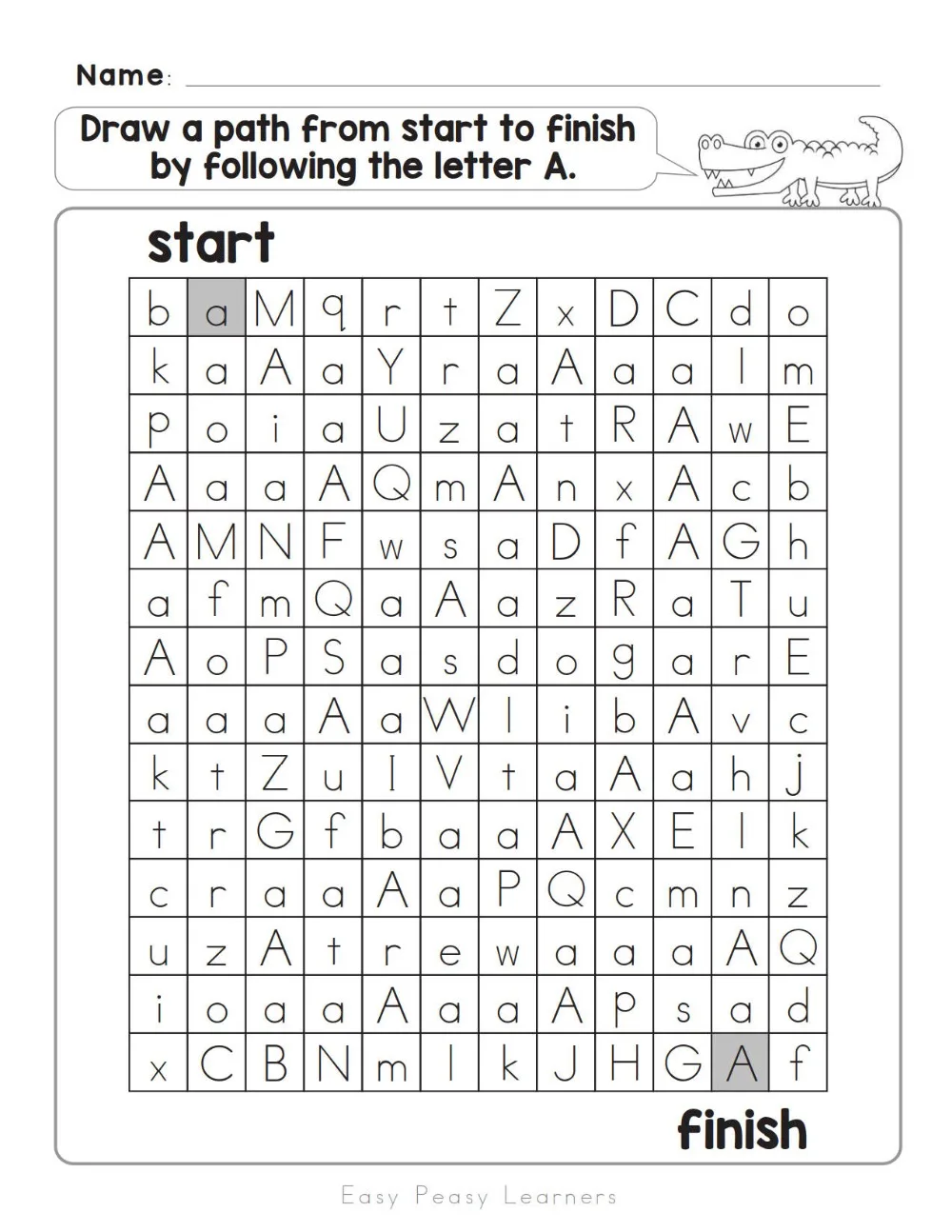1-130 130P 5 Alphabet Worksheets5-130P_4