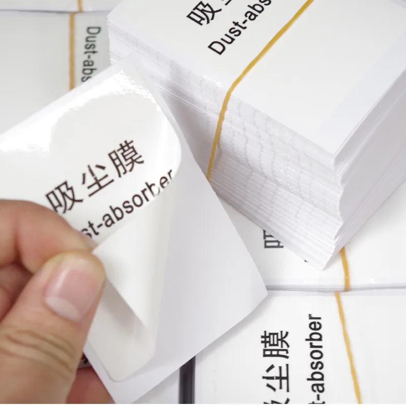 

100pc/lot Dust Absorber For Tempered Glass Screen Protectors Mobile Phone Screen dust Cleaning free shipping