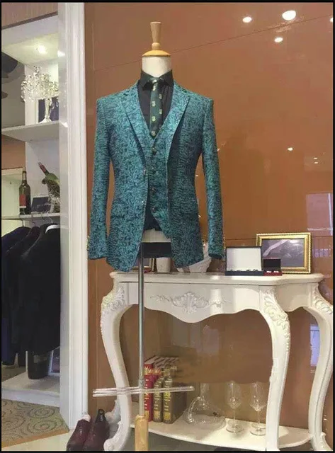 Turquoise Wedding Dress for Men