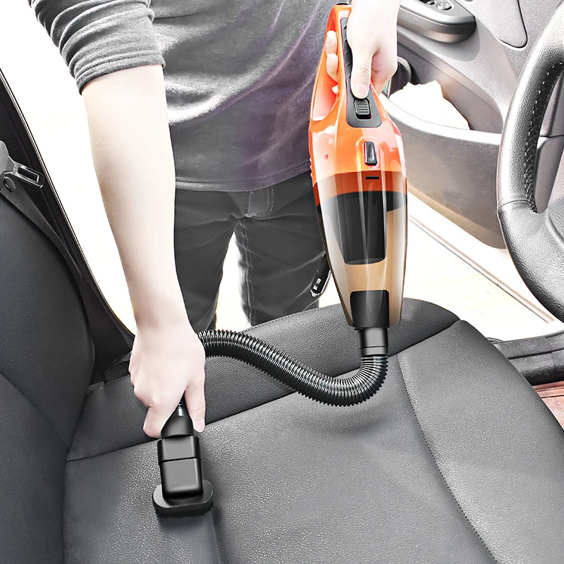 

Vacuum Cleaner For Car 120W 12V Big Power Dryer and Wet Cable Handheld Vacuum Cleaner 360 Degree Clean Any Corner
