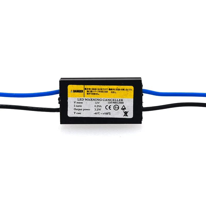 SKYJOYCE 2pcs Hard Soft T10 BA9S LED Resistor CANBUS Decoder BA9S to T10 Warning canceller 12V OCB NO Error W5W load resistors  (5)