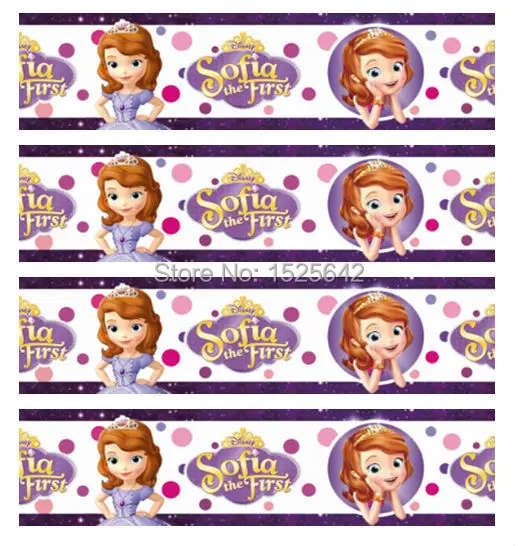 3/8&quot9mm sofia Printed Grosgrain Ribbon for gift hair ribbon bows garments DIY Accessory Custom | Дом и сад