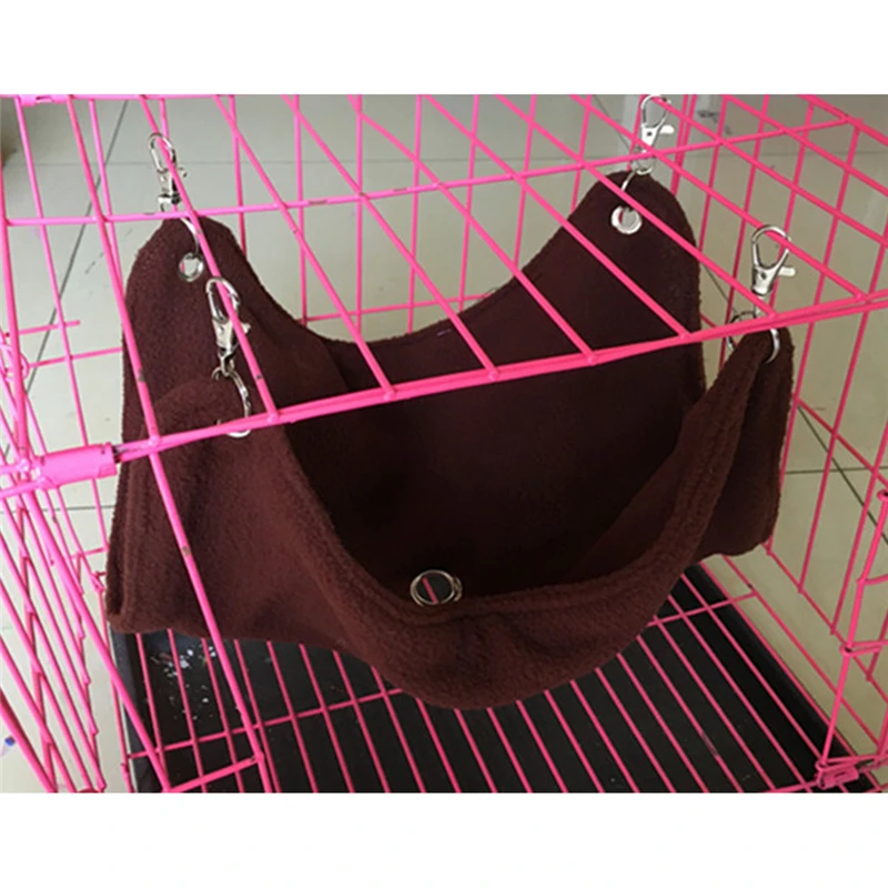 

Pet Hanging Bed Warm Plush Cloth Hamster Chinchilla Guinea Pig Rabbit Hammock Cage Accessories Pet Toys S M L
