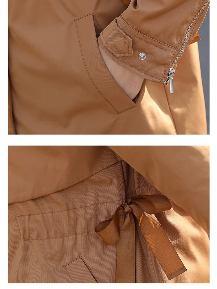 Parka Women Jackets Winter Long Hooded Women Winter Coat Korean Style Adjustable Waist 2018 New Parkas Female LZ980 (22)